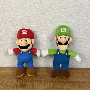 Lot Of 2 Nintendo Mario & Luigi Plush Dolls 8.5"
